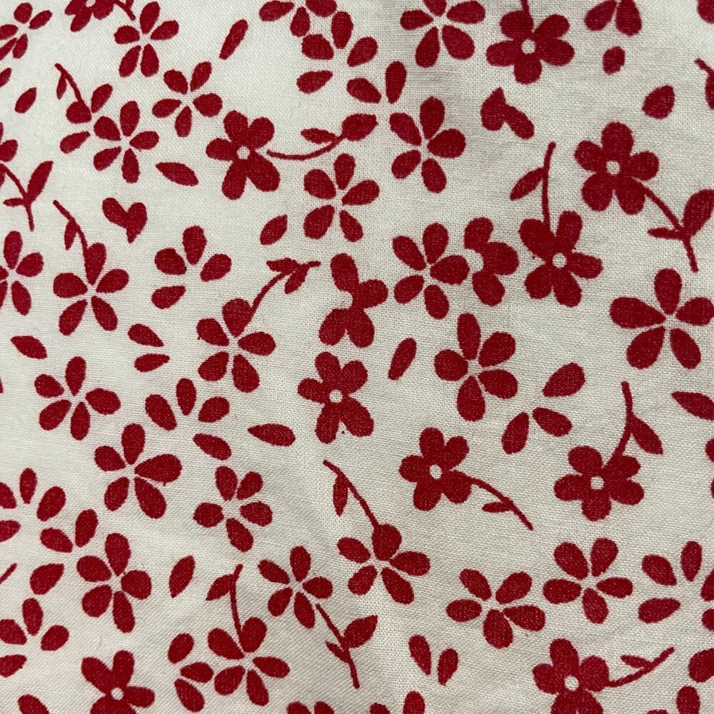 April Cornell White Dress with Red Floral Print - Picture 6 of 9